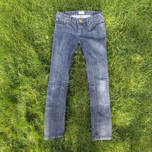 VINTAGE Y2K Free People Low Rise Acid Wash Straight Leg Jeans - Size 26